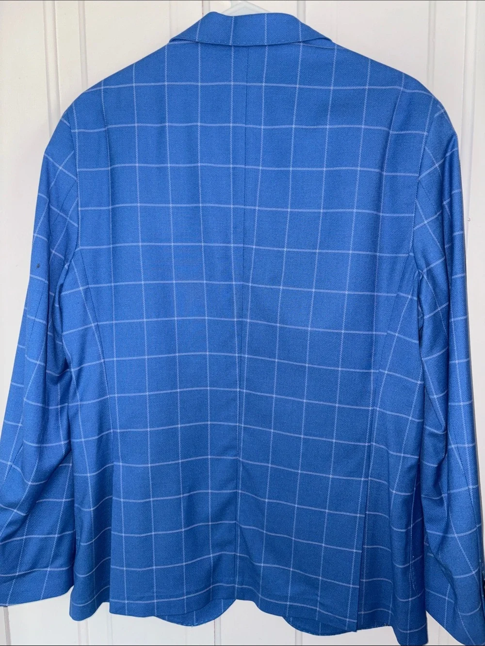 Tailorbyrd Men's Blue Windowpane Sport Coat
